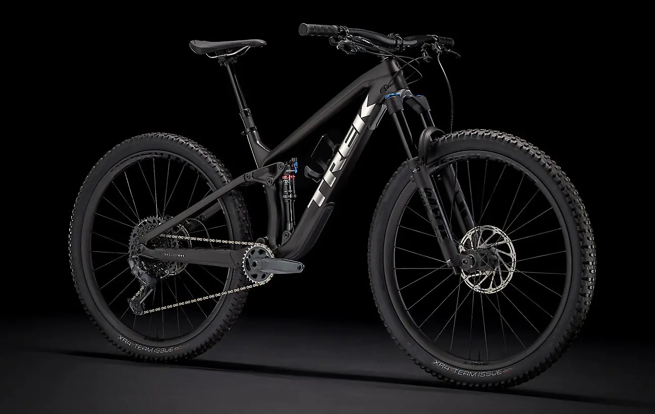 Trek Fuel EX 9.8 GX (Matte Carbon Smoke) black background