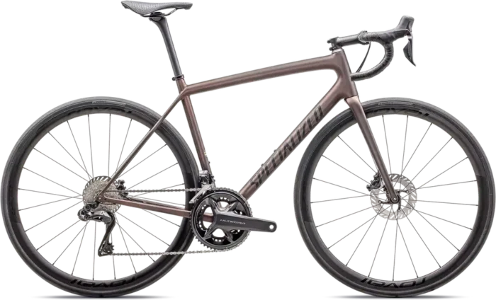 Specialized Aethos Pro - Shimano Ultegra Di2 – 2025 - Satin Carbon - Red Pearl Black